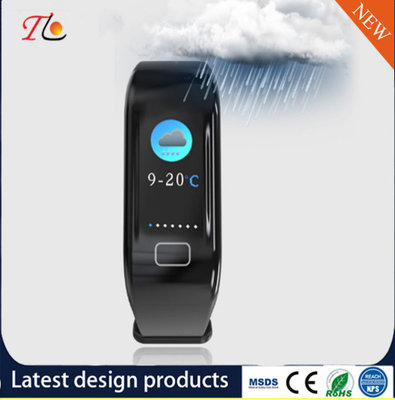China Smart Watch Silicone Watch Weather Forecast Sleep IP67 Level Waterproof SMS Photos, Calories, Step Counting supplier