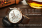 Brand high quality business Men's analog watch with pu leather strap supplier
