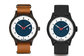 pu leather band cute double color dial fashion ladies watch with calendar supplier