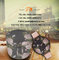 flower watch with pu leather band fashion watch for ladies with a pu flower design box supplier