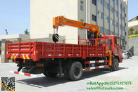 Custermizing  4x2 8 ton truck mounted crane SQ8S4   crane truck high quality on sale App:8615271357675