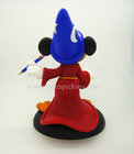 blue hat little micky mose figurine cute resin cartoon character gifts