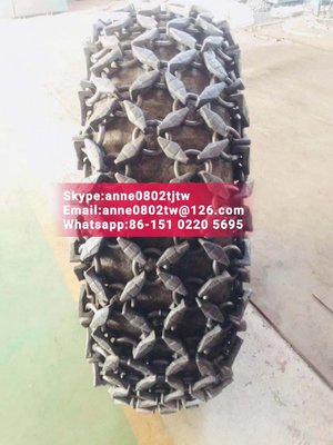 mining otr tire chains 16/70-20 wheel loader tyre protection chains