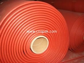 China silicone foam sponge rubber sheet in roll or pad for heat pressing machine iron table supplier
