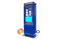 Way Finding Touch Screen Kiosk with Industrial PC Internet Access