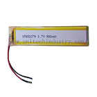 Gum Rechargeable lithium Li-polymer battery  602079 3.7V 900mAh