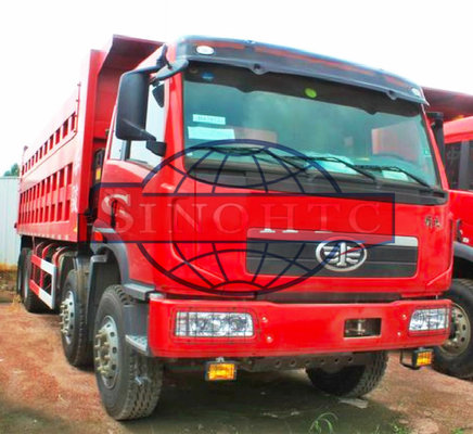 China Haulaging Port Bulk Cargo Heavy Duty Dump Truck 50 Ton Loading 8x4 Driving Type supplier