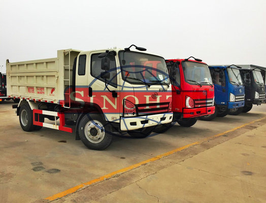 China 5 Cubic Meter 6 Wheel Light Duty Dump Trucks With Auxiliary Transmission 2 Axle supplier