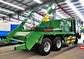 4x2 HOWO 10m3 / 12m3 Swing Arm Garbage Truck , Skip Loader Garbage Collection Truck supplier