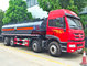 20 - 28 Tons Heavy Duty Fuel Carrier Truck , Gasoline / Liquid Chemical Tanker Truck supplier