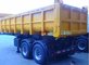 U Shape Semi Dump Trailers 40 Tons Payload 2 Axle Mechanical Spring Suspension supplier