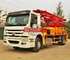 Mobile Concrete Transport Truck 4x2 Concrete Boom Pump Truck 32 / 35m Boom Height supplier