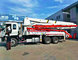 6x4 HOWO Cement Boom Truck , 37 / 39 Meter Boom Height Cement Pump Truck supplier