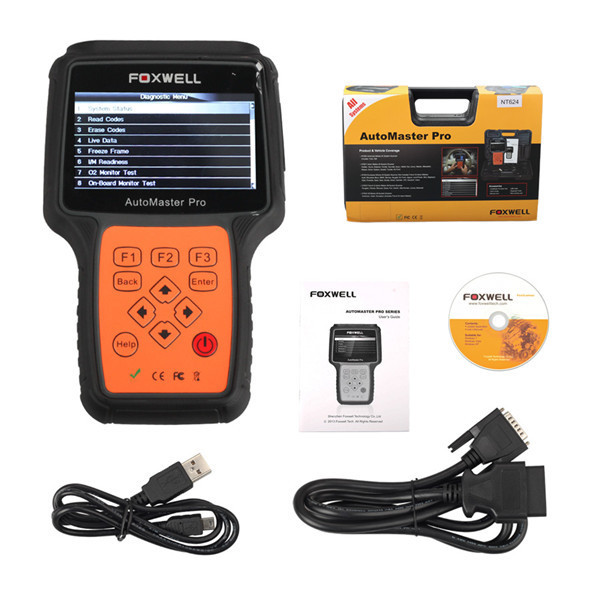 ABS Airbag Reset Tool  Foxwell NT624 AutoMaster Pro  All Systems Scanner Engine Transmission