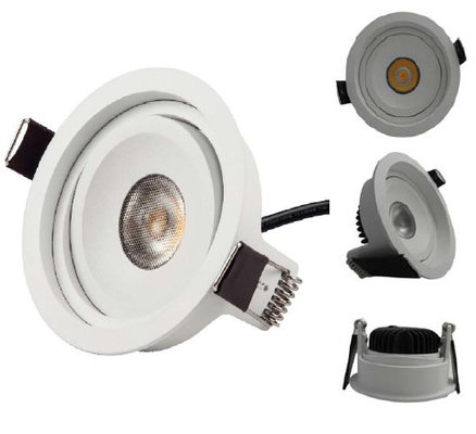 China LED Recessed Downlight Up Down light 7W COB Citizen Chip for Commercial Lighting 2700K - 6000K supplier