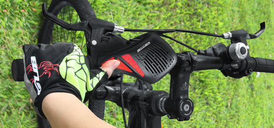 China New bicycle bell bluetooth speaker,speaker with APP to talk with friends,waterproof and dust resistant speaker supplier