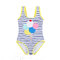 Kid's  icecream spripe print  sport style swimwear one piece swimsuit supplier