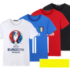 Summer camping events europ size sublimation tshirt football world cup tshirts red color dry quicker sport t-shirt