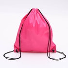 Custom logo 210D polyester lady fashion bags shoulder sport bag drawstring bags