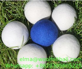 China china factory Colored Pure Genuine  6-Pack XL 100% Wool Dryer Balls supplier