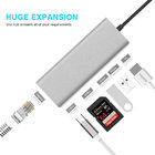 USB C Hub USB Type C 3.1 Adapter Dock with 4K  PD Charge for MacBook Ethernet Adapter