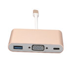 USB 3.1 Type-C to VGA 1080p Female Convertor Adapter for Macbook