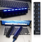 High Speed 7Port USB 3.0 Multi HUB Splitter Expansion Desktop PC Laptop Adapter/laptop pc usb charger
