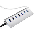 7 Ports USB 3.0 HUB 5Gbps High Speed USB Splitter For  Deaktop /Laptop pc usb charger Sliver