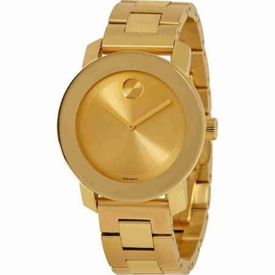 Buy Best Seller MOVADO Bold Yellow Gold Ion Plated Stainless Steel Ladies Watches Sale