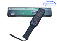 LED Indicator Portable Metal Detector , Hand Wand Metal Detector With 9V Rechargeable Battery