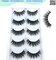 china 3D Faux Mink Double-Layered Silk Lashes Synthetic Fake Eyelashes Wholesale supplier
