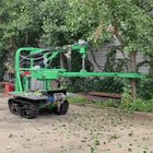 Crawler type walnut tree shaking harvester machine