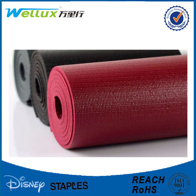 China Comfortable Rubber Custom Yoga Mats Eco - friendly with Yoga Bag 61 x 183 cm supplier