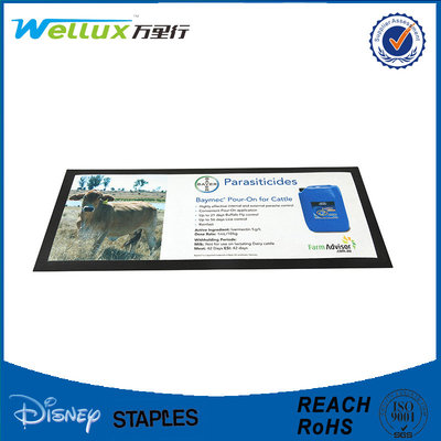 China SGS Approved Promotional Bar Rubber Drink Mats With Eco - Friendly Material supplier