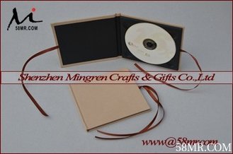 China Single Fabric Linen DVD CD album supplier