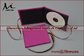 Single Fabric Linen DVD CD Holder supplier