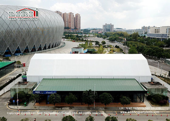 China Aluminum Frame Sport Event Tent For Badminton Court Water Proof PVC Sidewall supplier