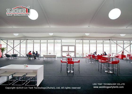 China 15x40m Aluminum Frame Event Tent Arcum Tent With ABS Walls For Outdoor Event supplier