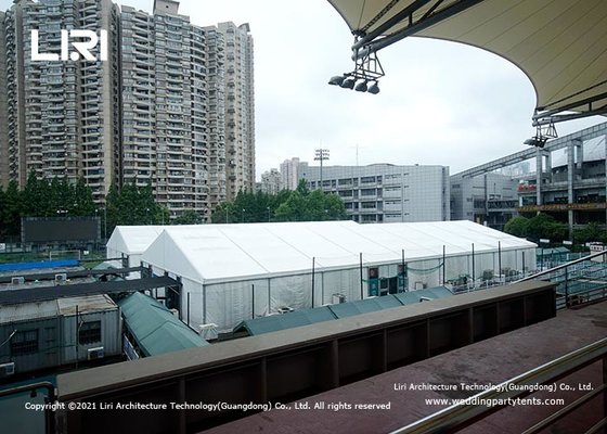 China Multifunctional Vaccine Medical Outdoor Event Tents With PVC Roof 850g/Sqm supplier