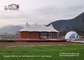 Customized Steel Frame Luxury Glamping Safari Tent For Outside Hotel supplier