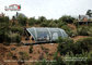 4x11.5m Luxury Camping Tents Shell Shape Glamping Tent Camouflage Cover supplier
