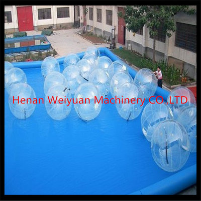 China fashinable pvc inflatable swimming pool with water ball for sale supplier