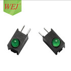 hot sale lamp holder 3mm led emitting diode dip led diode 520-530nm  Green diffused