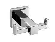Square double cloth hook,polished robe hook,bathroom accessories