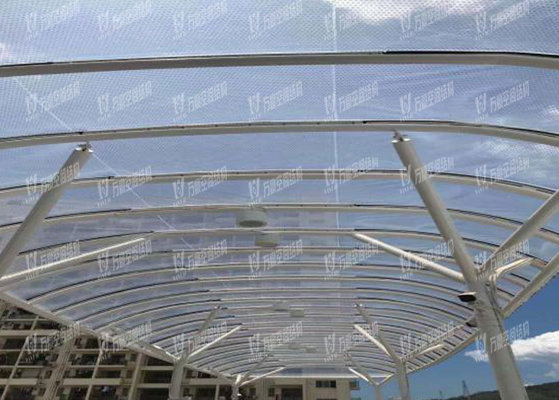 China Bus Station Canopy Membrane Structure Permanent Architecture Materials supplier