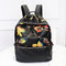 PU Backpacks for college student custom flower wholesale tas ransel wanita sac à dos femme supplier