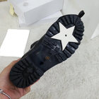 Elegant black leather boots ladies designer boots fashionable winter boots special Elastic band opening