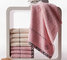 Personalized expensive holiday pink cotton face velour towels