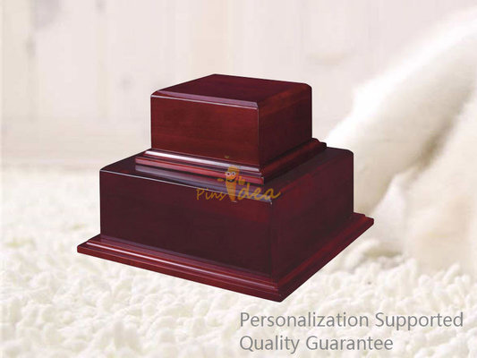 China Custom Good Quality Promotion Gifts Rich Cherry Wooden Award Plaque Trophy Wood Base, Personal Logo, Small Order supplier
