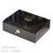 Luxury High gloss Rosewood Color Inlaid Patter Personalized Wooden Gift Box with Metal Closure, Personalized Logo Brand. supplier